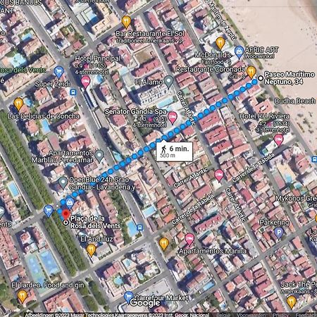 Апартаменты Jardin 5 Playa De Gandia - No Fiestas - Con Wifi Экстерьер фото